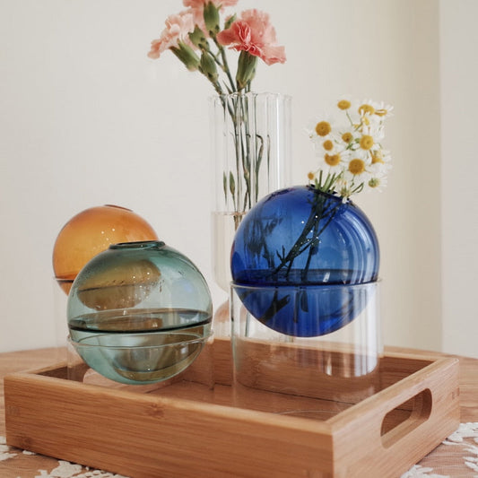 Spherical Glass Vase