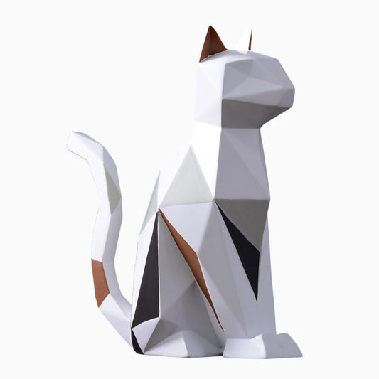 Origami Cat Statue 19 cm