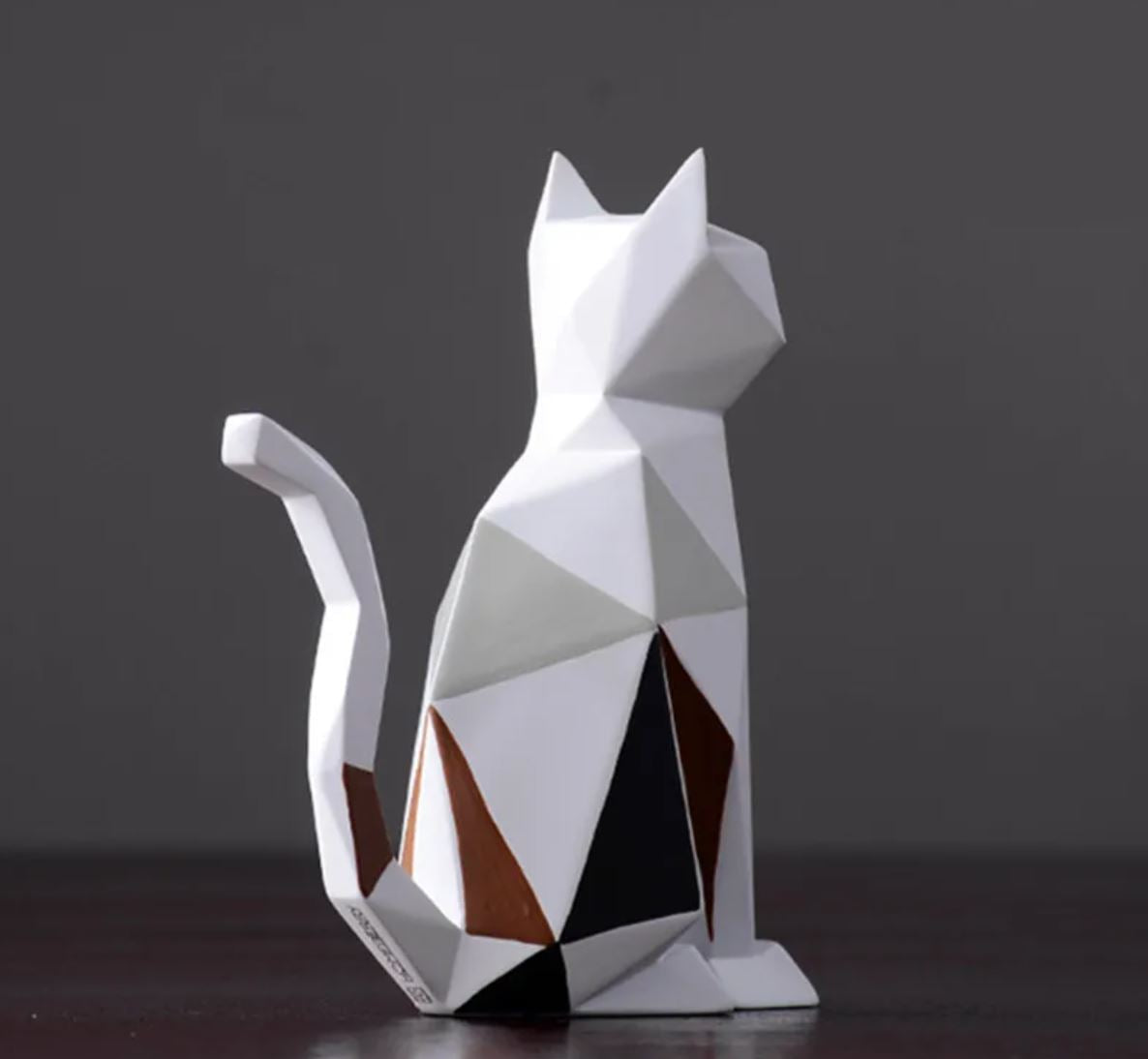 Origami Cat Statue 19 cm