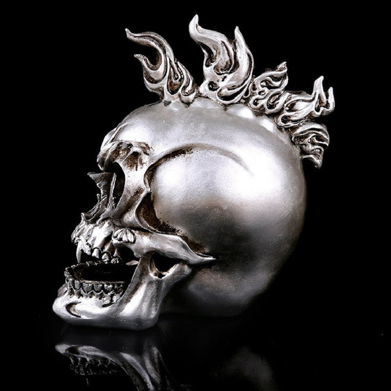Punk Skull Statue 21 cm