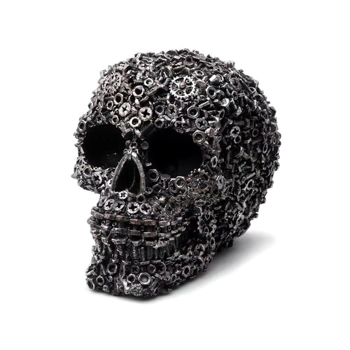 Mechanical Skull Statue 12 cm