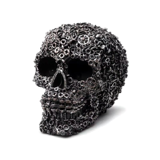 Mechanical Skull Statue 12 cm