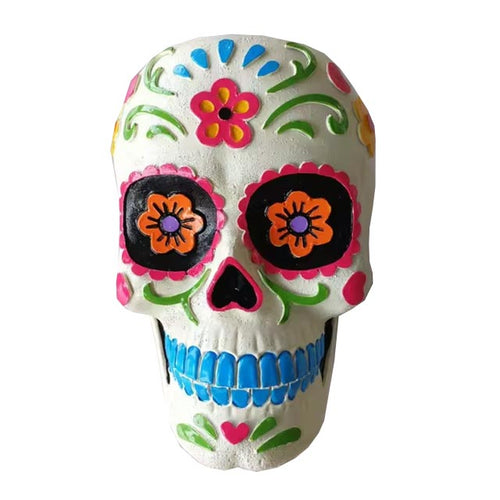 White Mexican Skull 12 cm