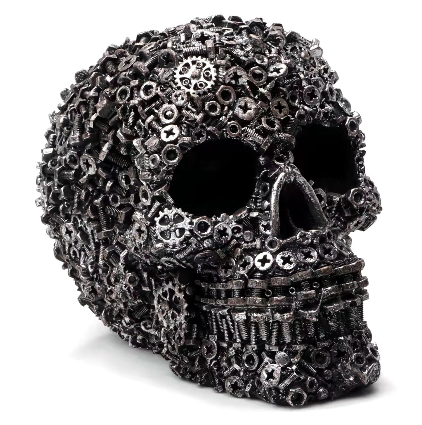 Mechanical Skull Statue 12 cm