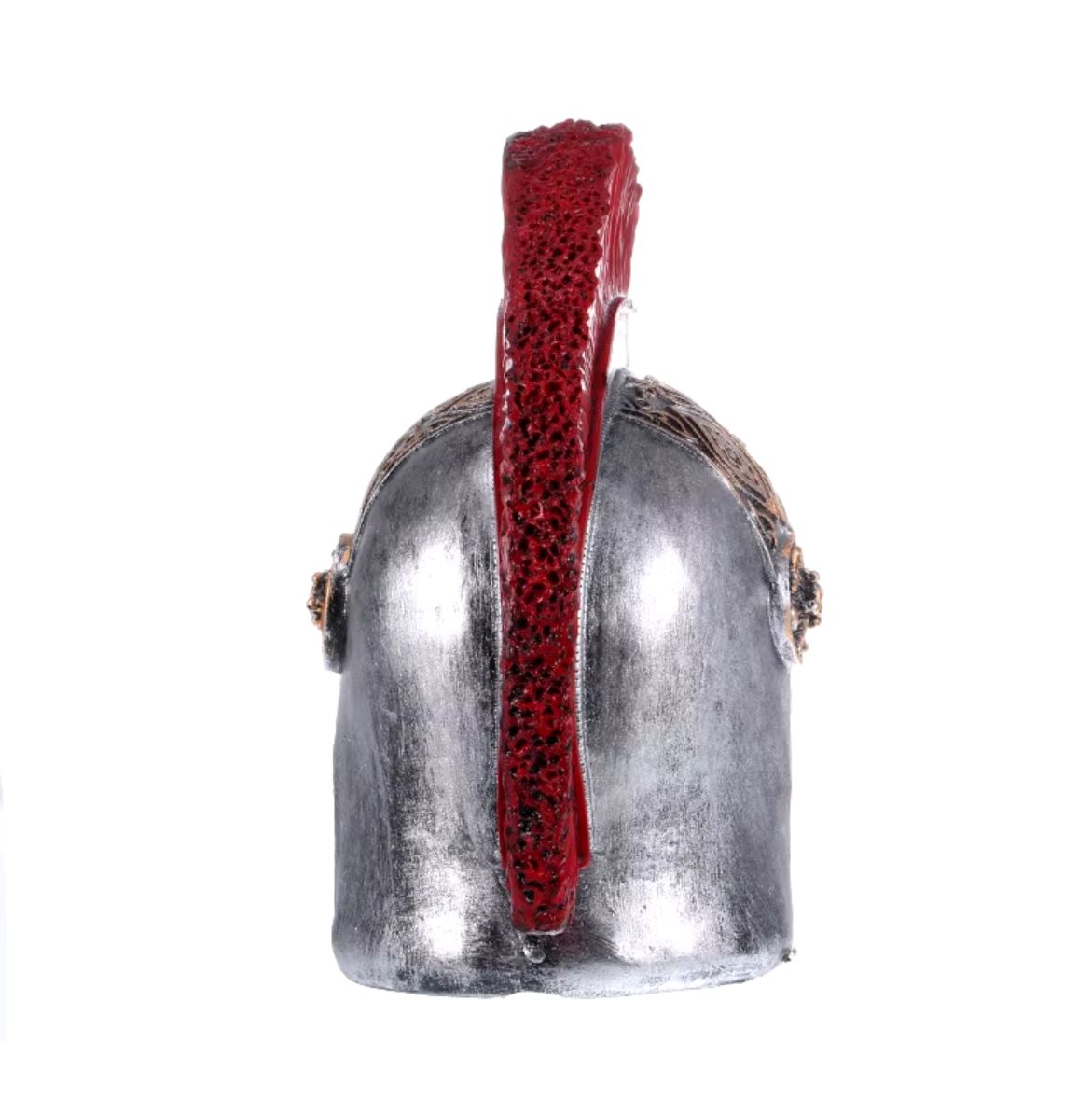 Skull Statue with Spartan Helmet 18 cm