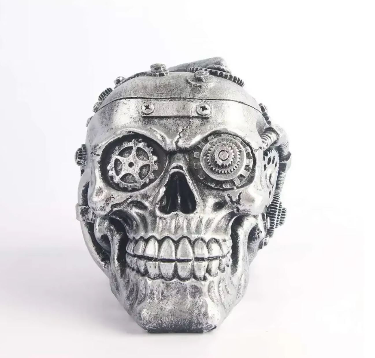 Steampunk Skull Statue 11 cm