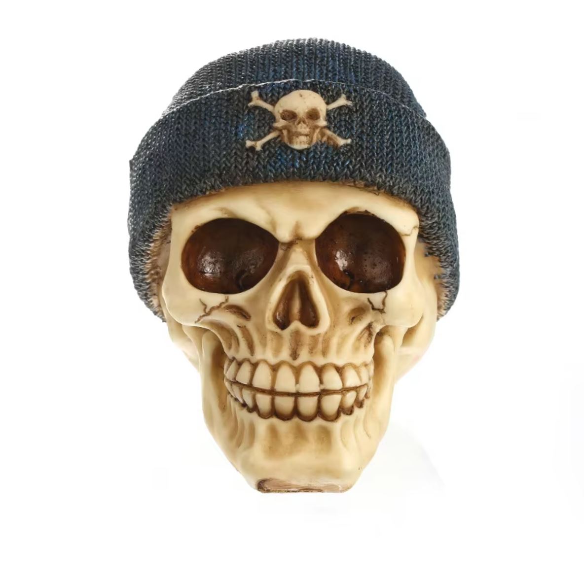 Skull with Sailor Hat Statue 12 cm