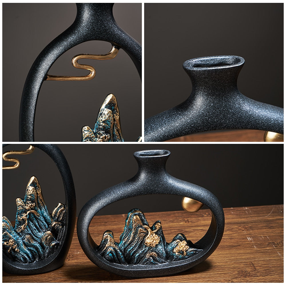 Japanese Decor Art Vase