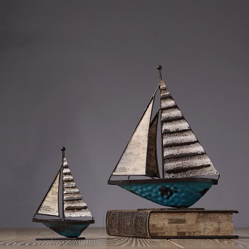 Iron Retro Sailboat