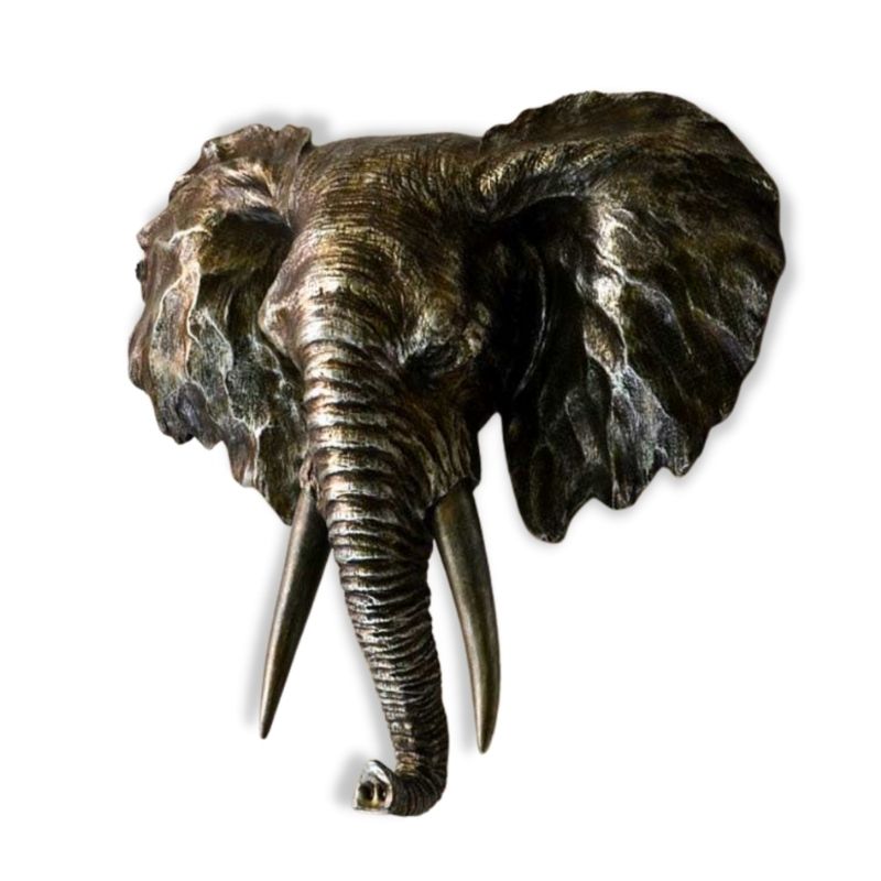 Elephant Wall Sculpture <br/> Living Room Wall Decor