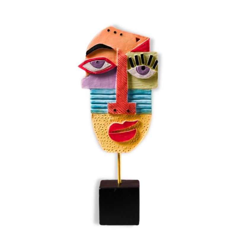 Abstract Sculpture <br/> Abstract Face Decor 23 cm