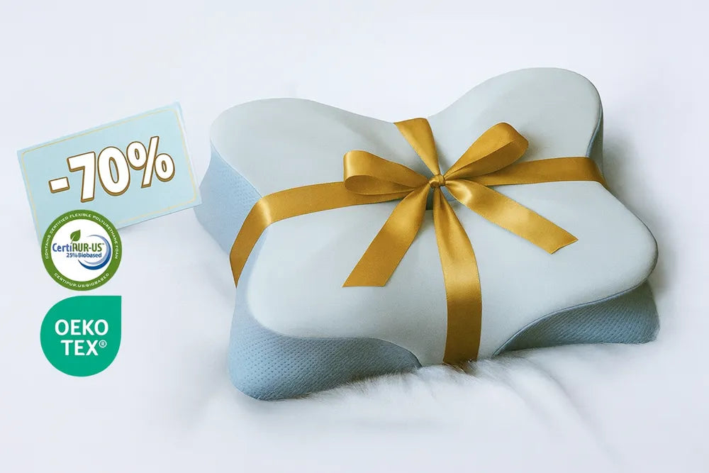 Derila Ergo pillow with ribbon [blank]