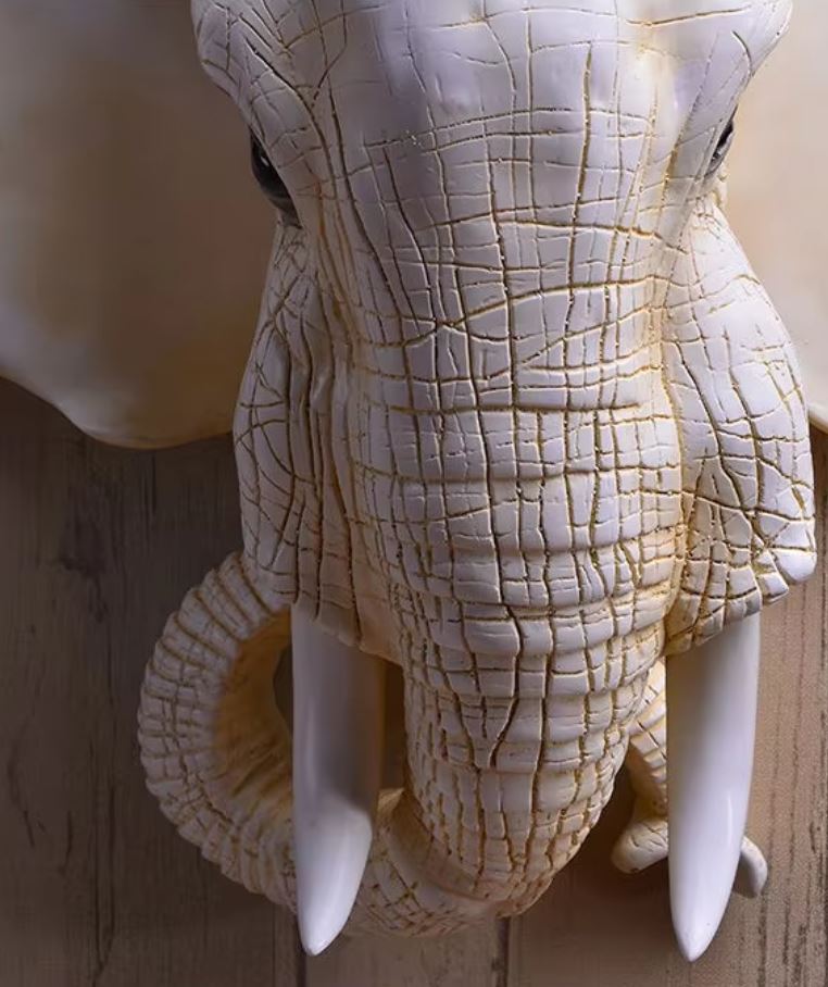 Elephant Head Wall Statue 48 cm