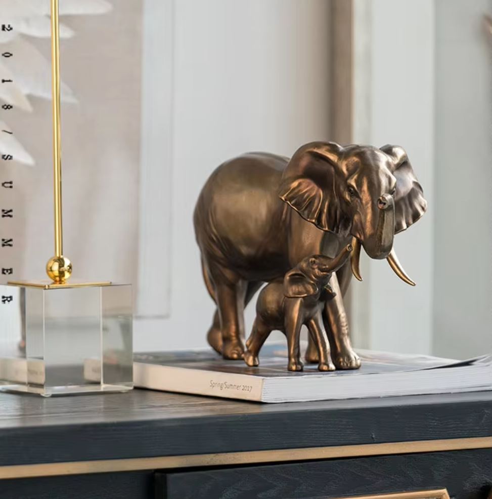 African Elephant Statue 30 cm