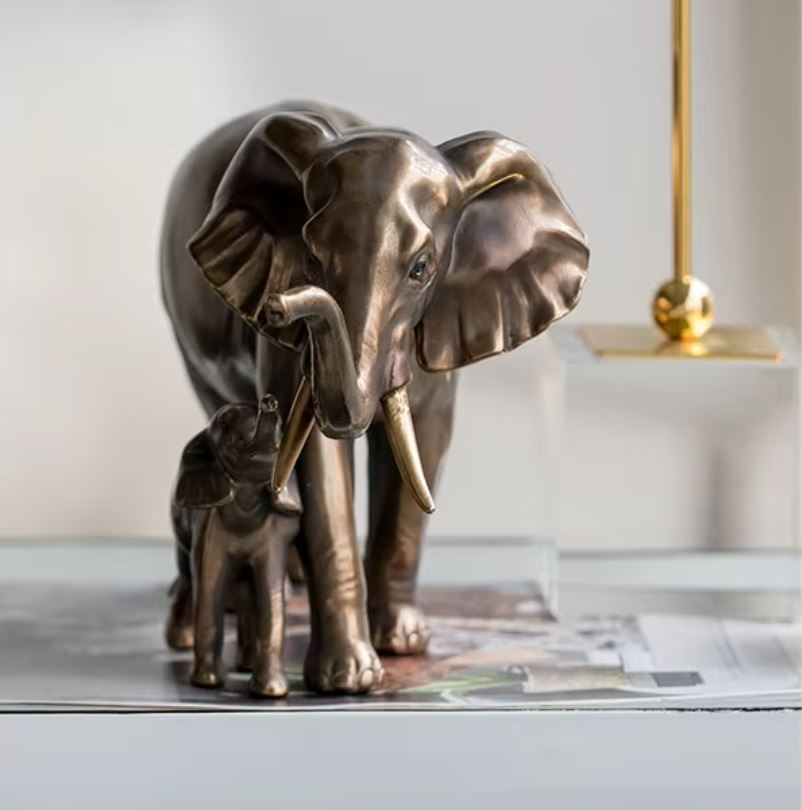 African Elephant Statue 30 cm