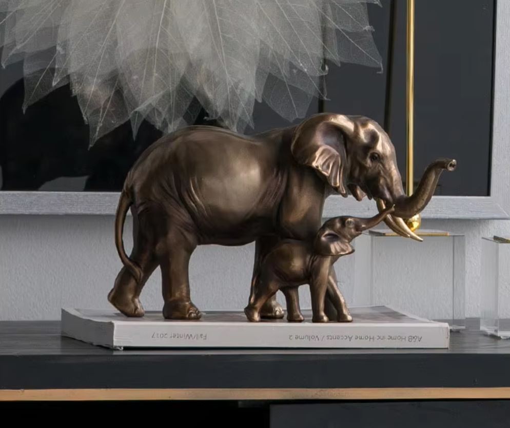 African Elephant Statue 30 cm