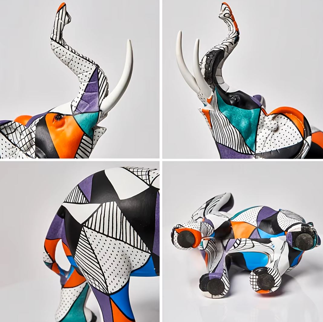 Art Deco Elephant Statue 19 cm