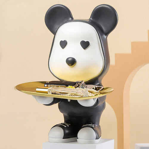 Bear Clown Golden Tray