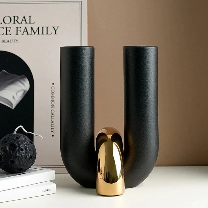Golden Pause™ Sculptural Vase