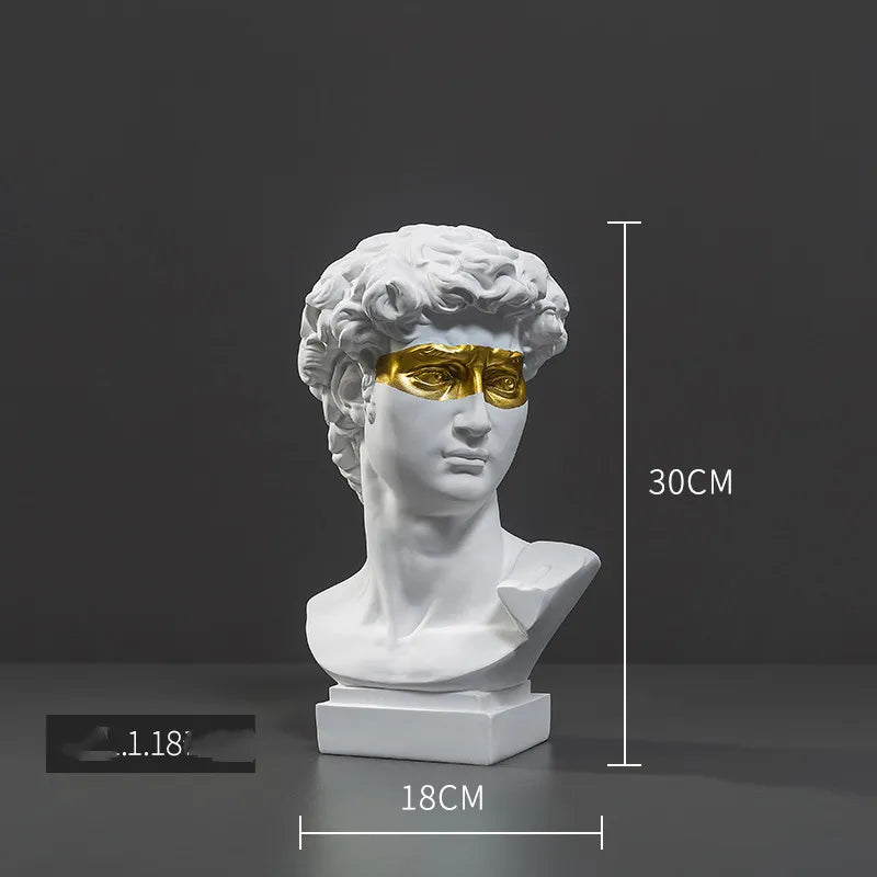 Head Of David Sculpture