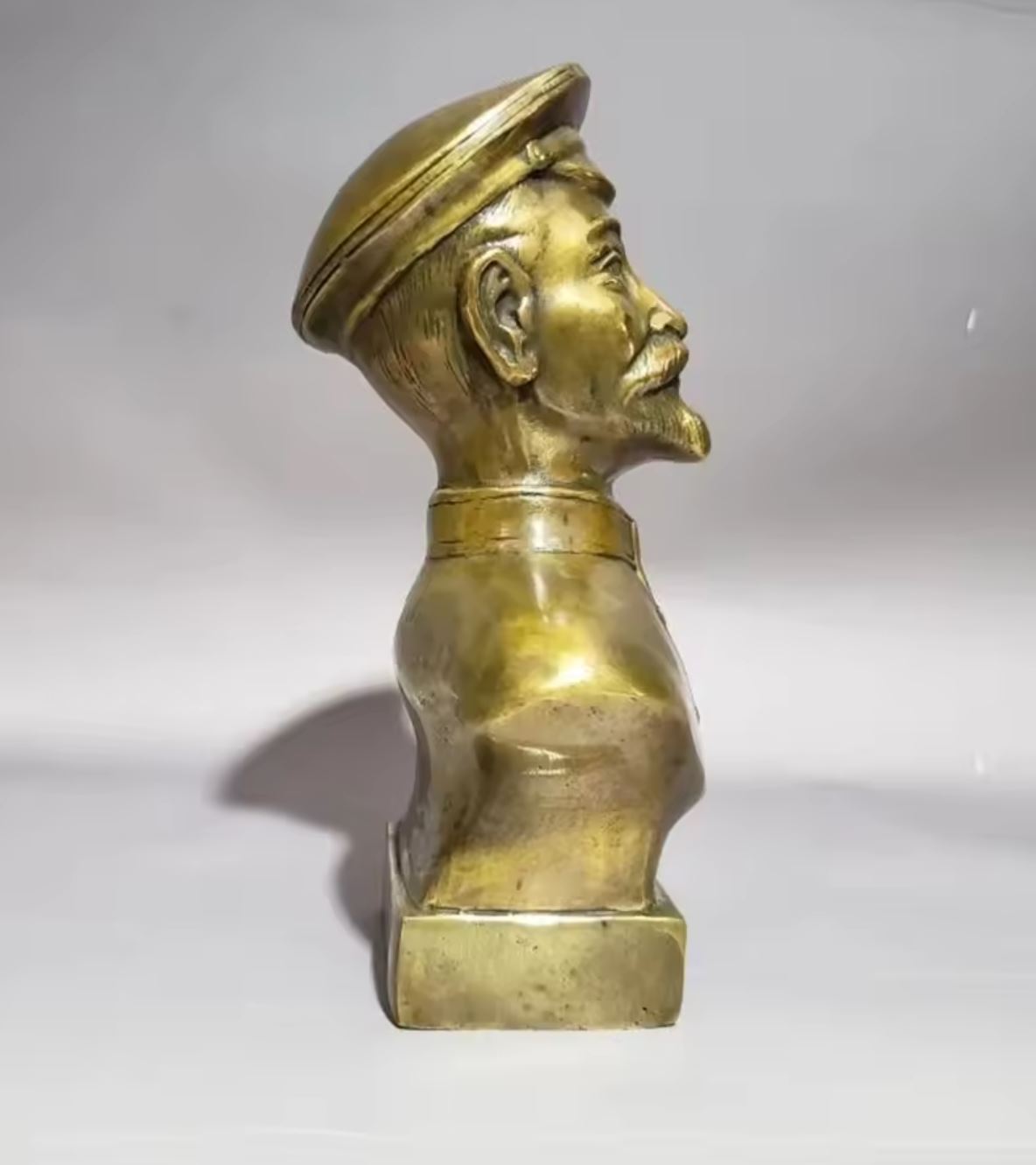 Felix Dzerzhinsky Brass Bust Statue 18 cm