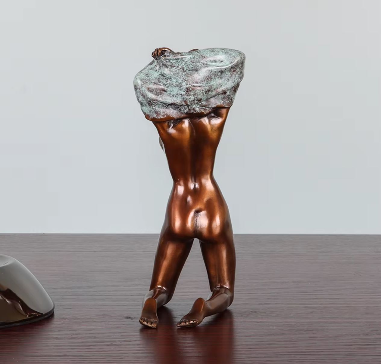 Nude Woman Statue in Bronze 17 cm