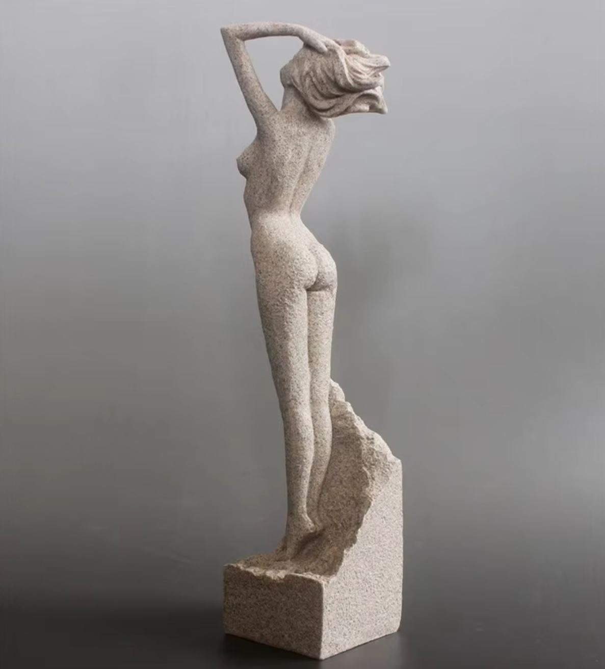 Nude Woman Statue in Stoneware 32 cm