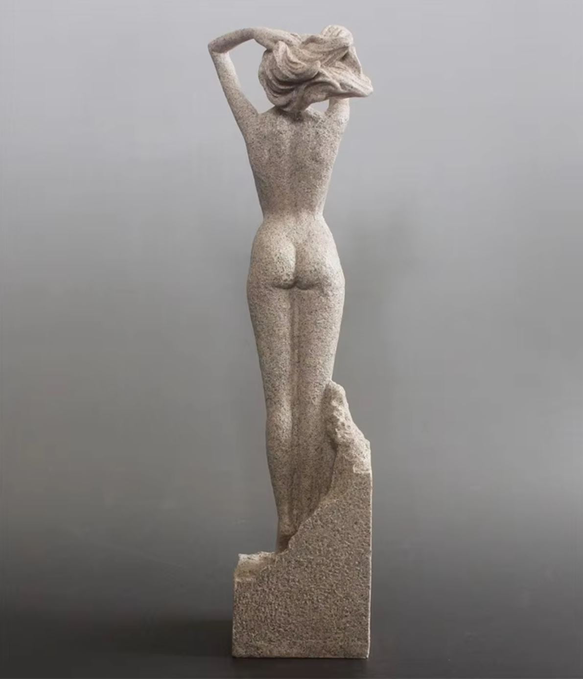 Nude Woman Statue in Stoneware 32 cm