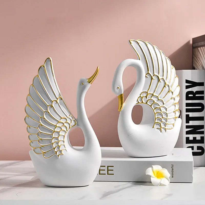 Swan Figurine 22 cm