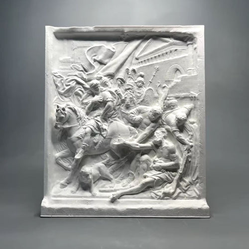 Greek Fresco Wall Sculpture 22 cm
