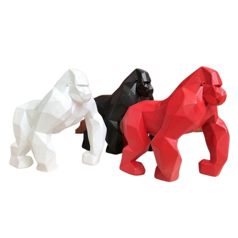 Gorilla Statue <br/> Multi Origami 12 cm
