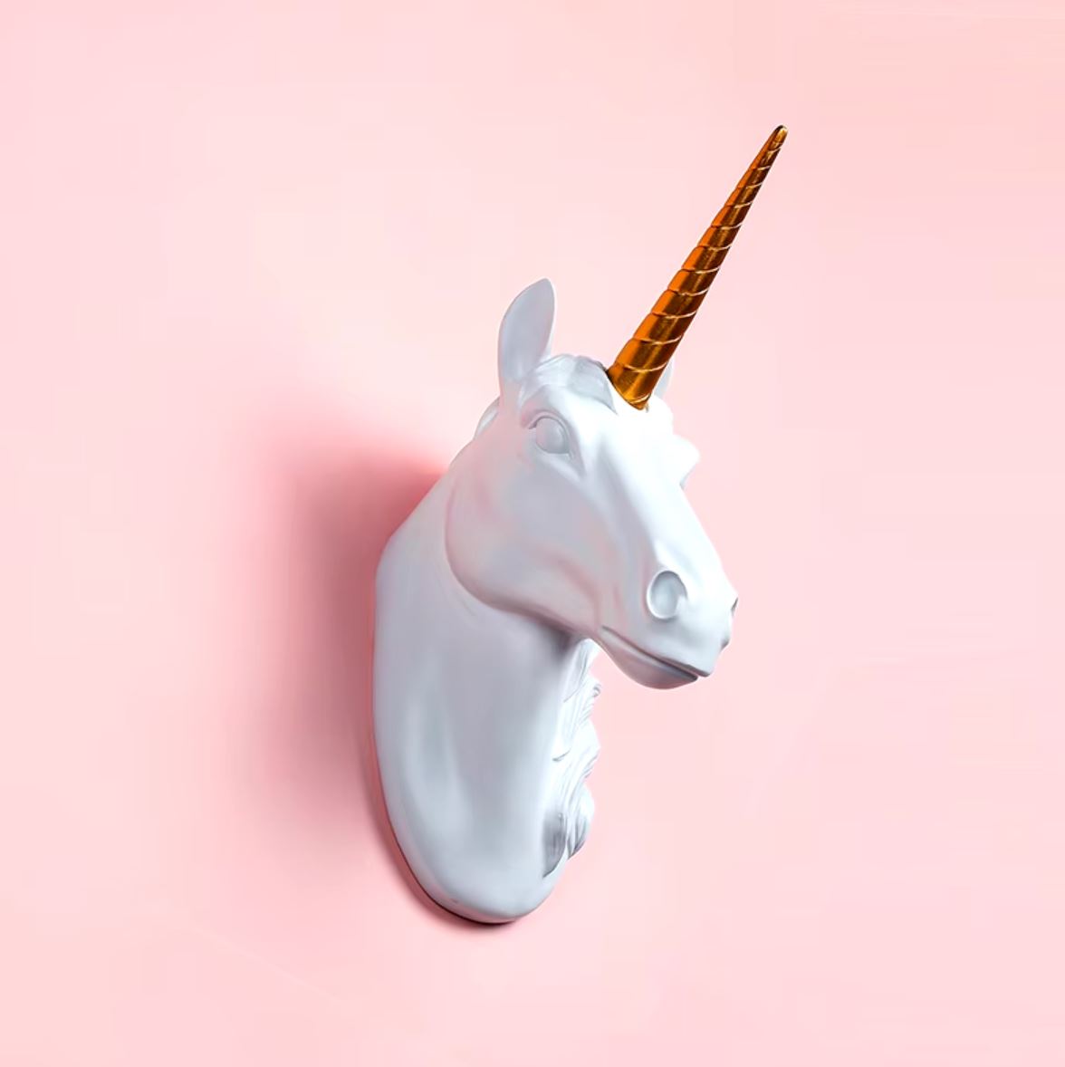 Unicorn Head Wall Statue 33 cm