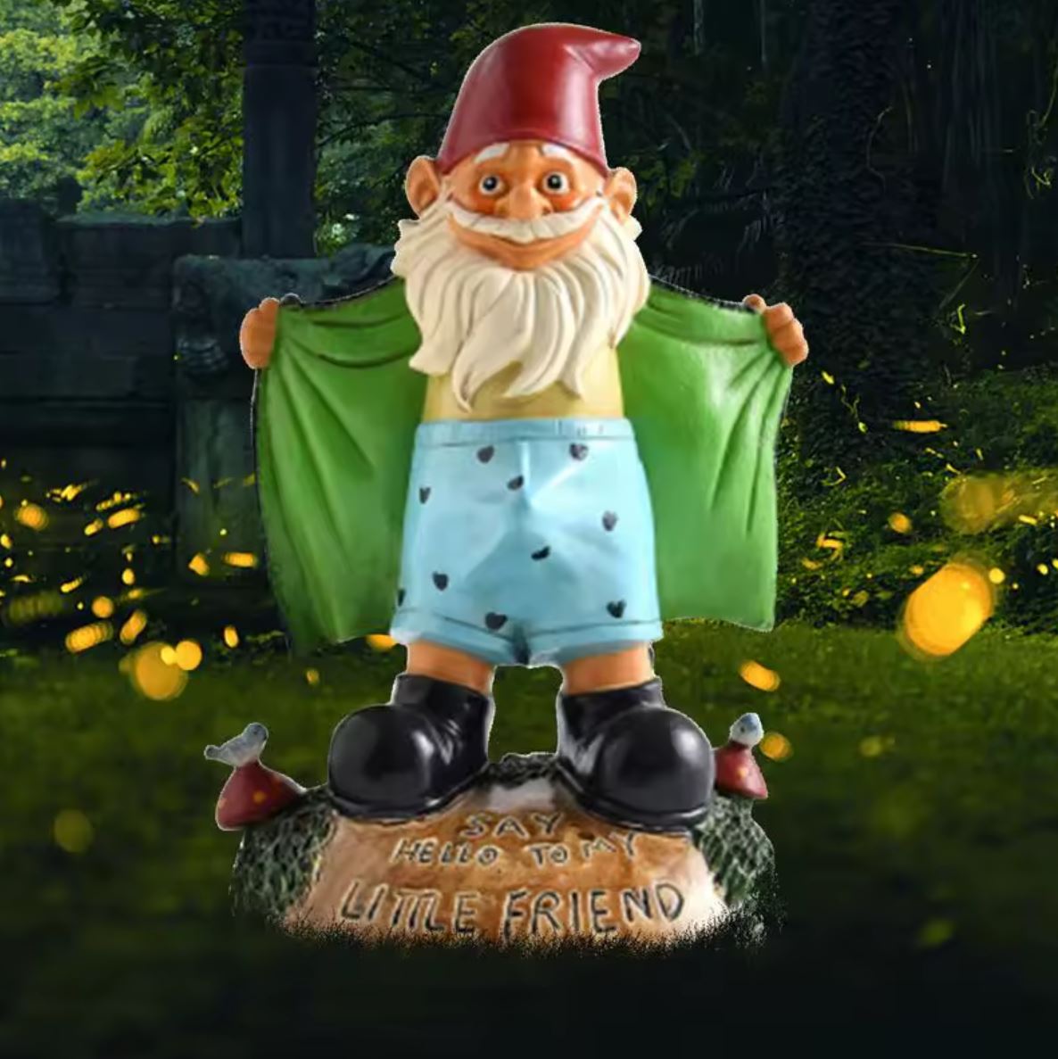 Garden Gnome in Boxer Shorts Statue 15 cm