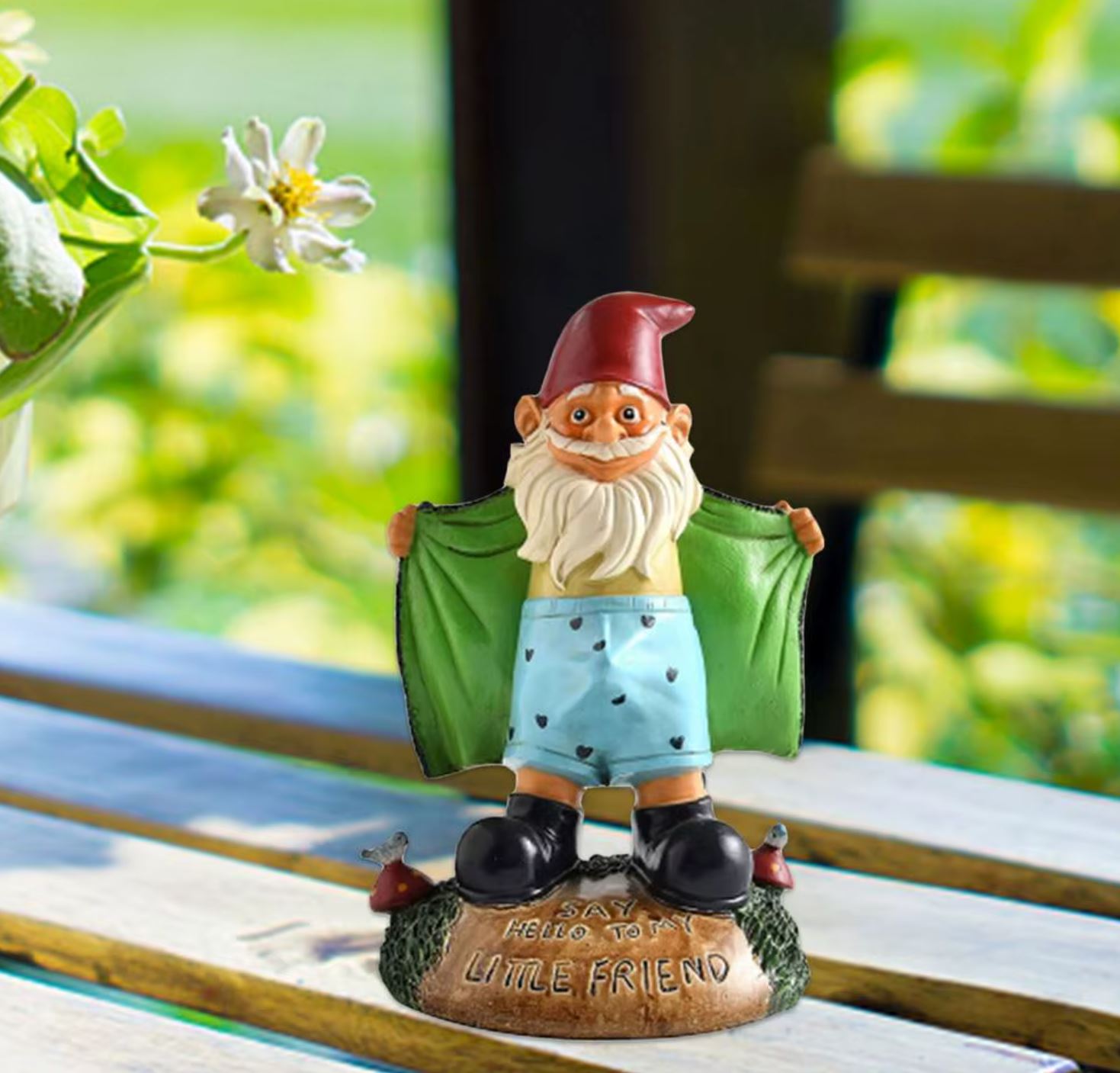 Garden Gnome in Boxer Shorts Statue 15 cm