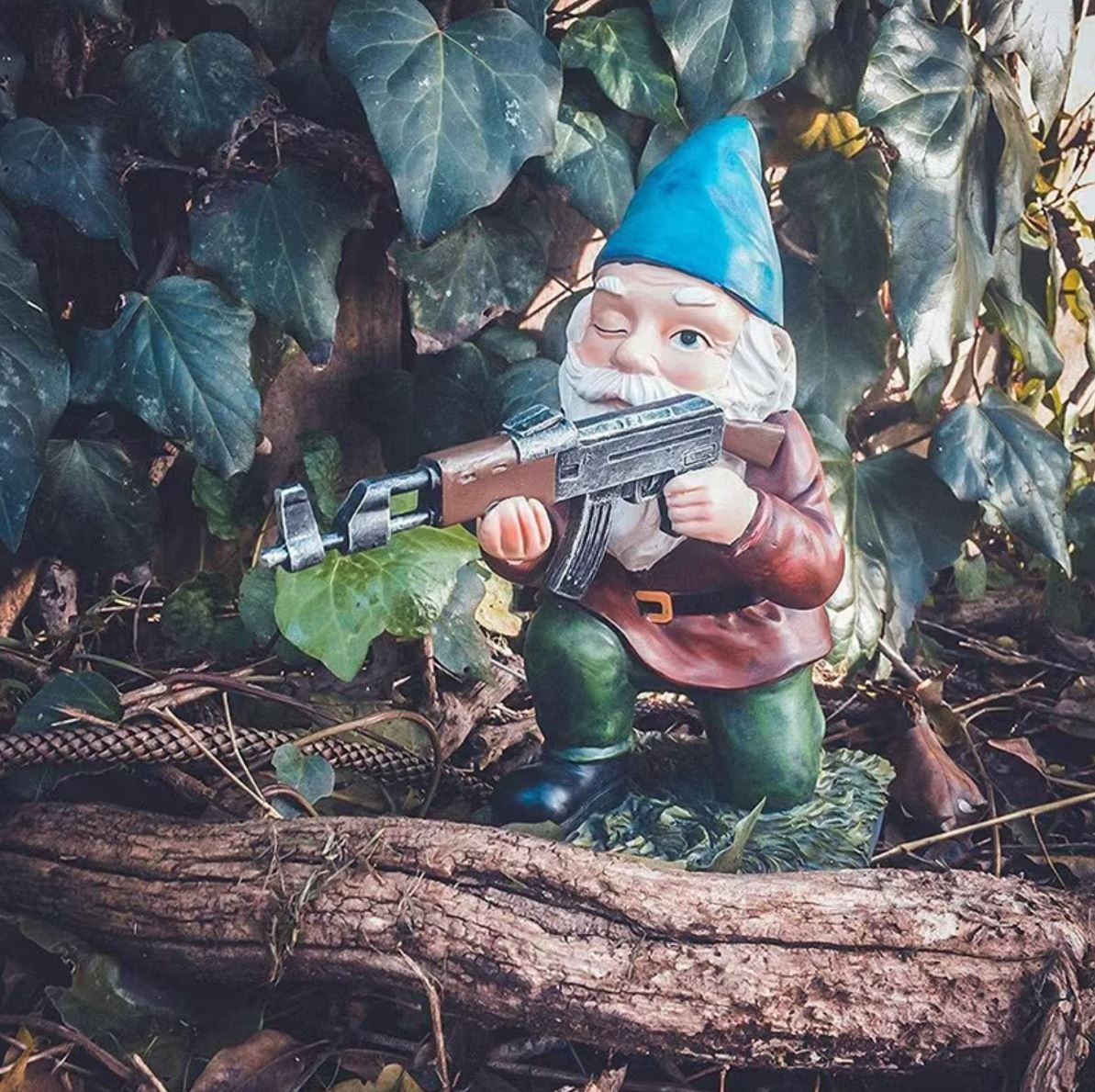 Army Garden Gnome Statue 11 cm