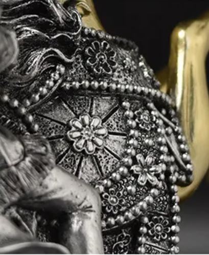 Napoleon on Horseback Statue, Silver, 28 cm