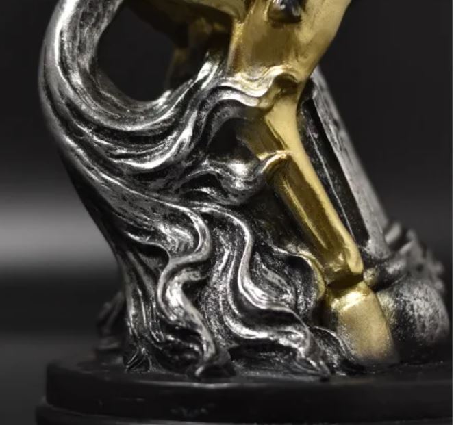 Napoleon on Horseback Statue, Silver, 28 cm