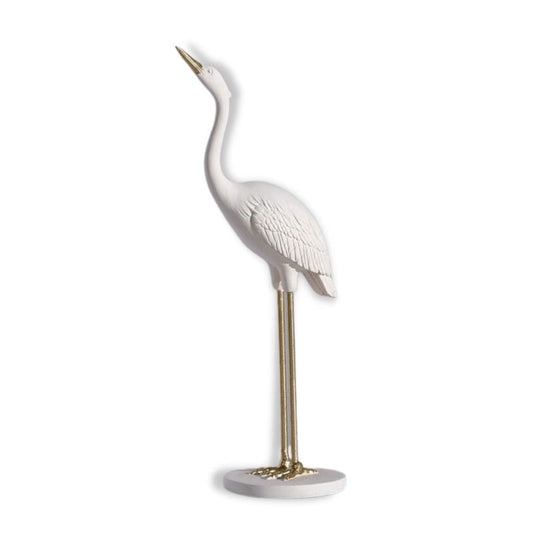 Bird Statue <br/> Wading Bird Statuette 28 cm