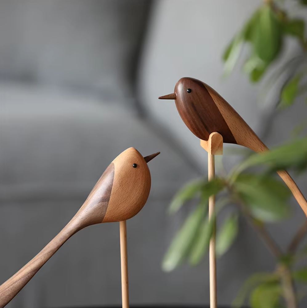 Nordic Design Wooden Bird 24 cm