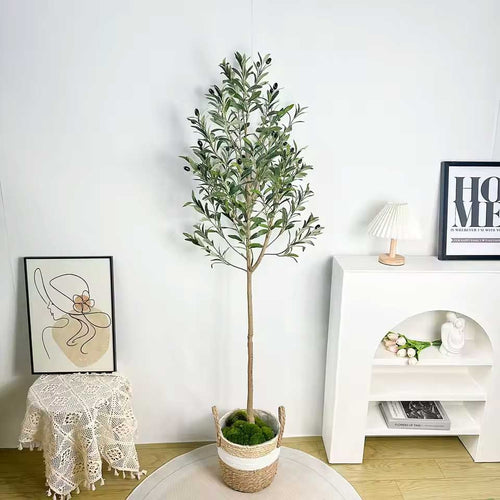Realistic XXL Artificial Olive Tree (No Pot) 180 cm