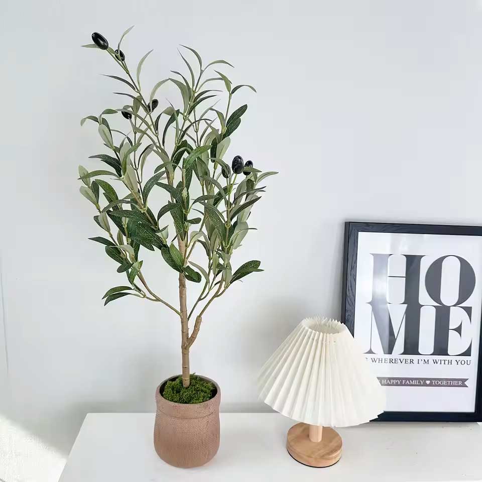 Realistic Artificial Olive Tree (No Pot) 65 cm