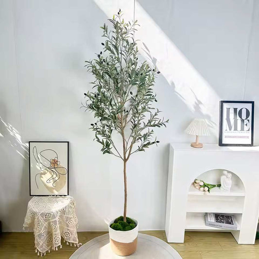 Realistic XXL Artificial Olive Tree (No Pot) 200 cm