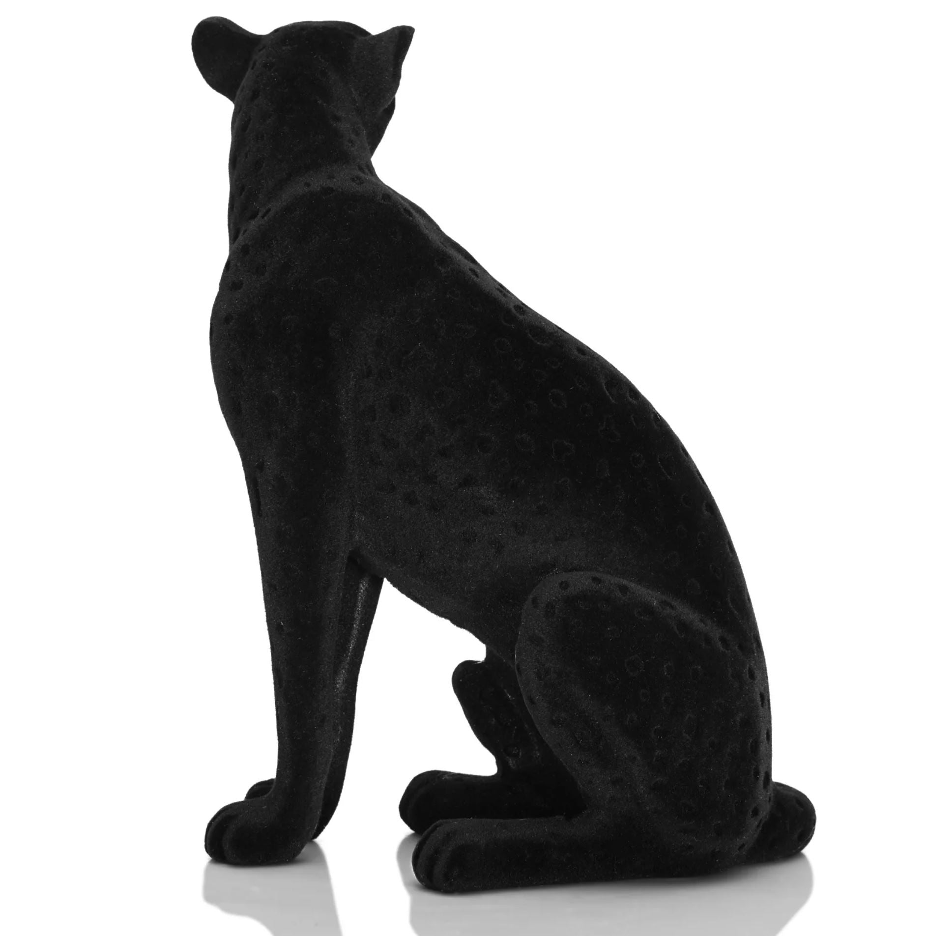 Realistic Black Panther Statue 27 cm
