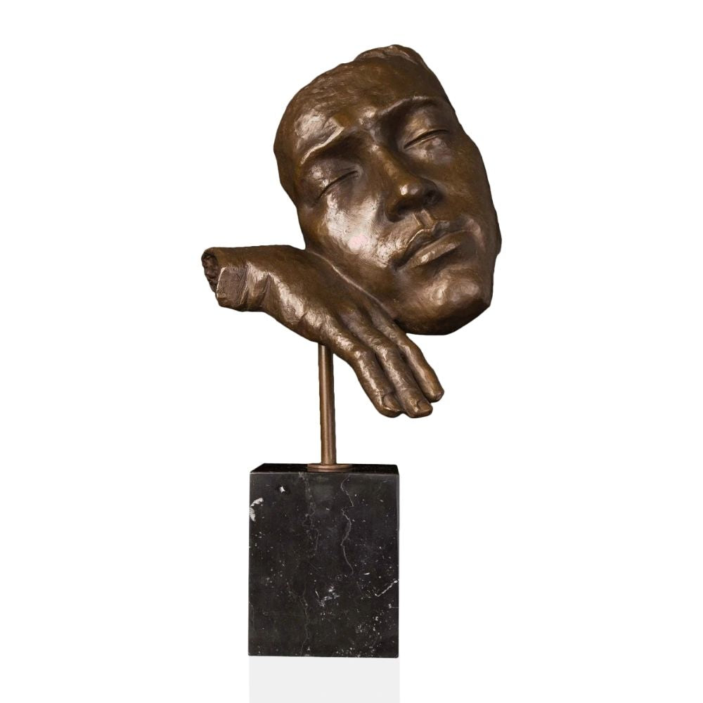 Bronze Thinker 46 cm