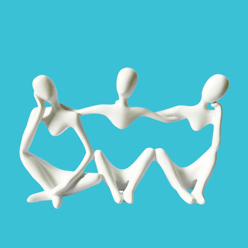 Contemporary Sculpture <br> Thinker Trio