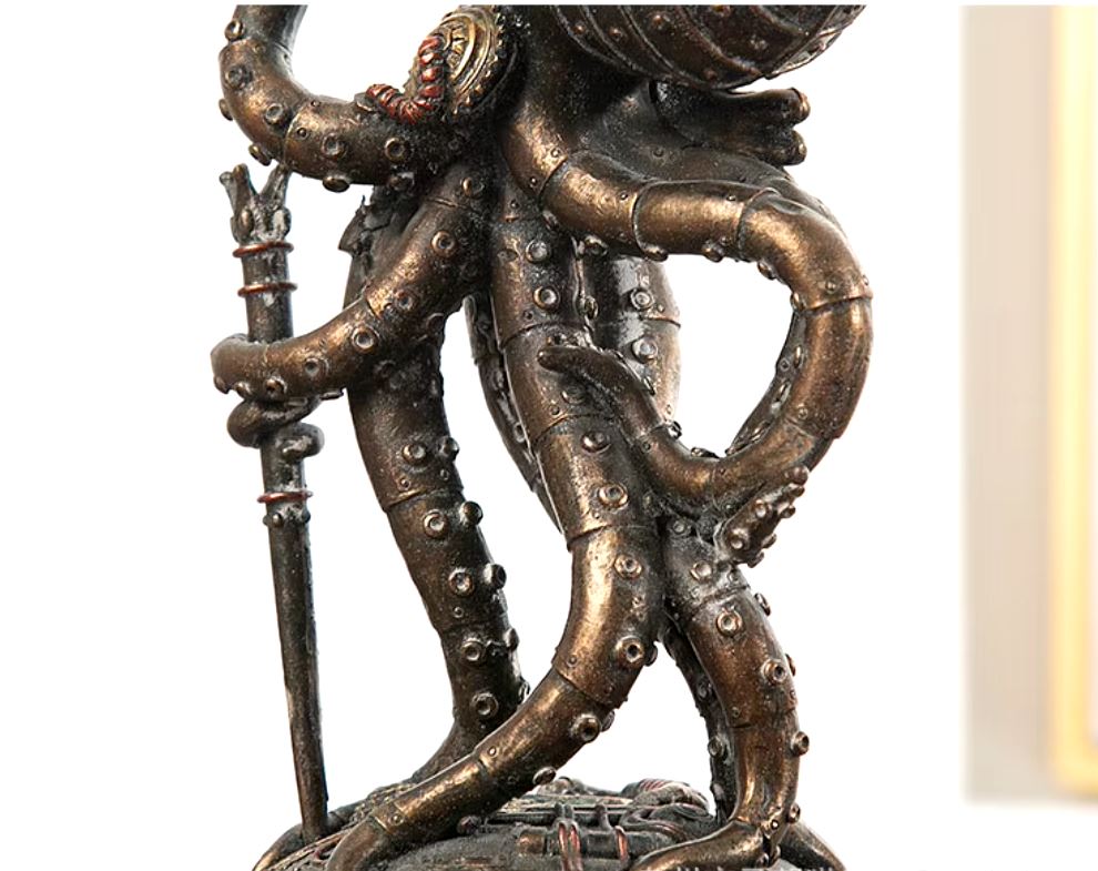 Steampunk Octopus Statue 18 cm