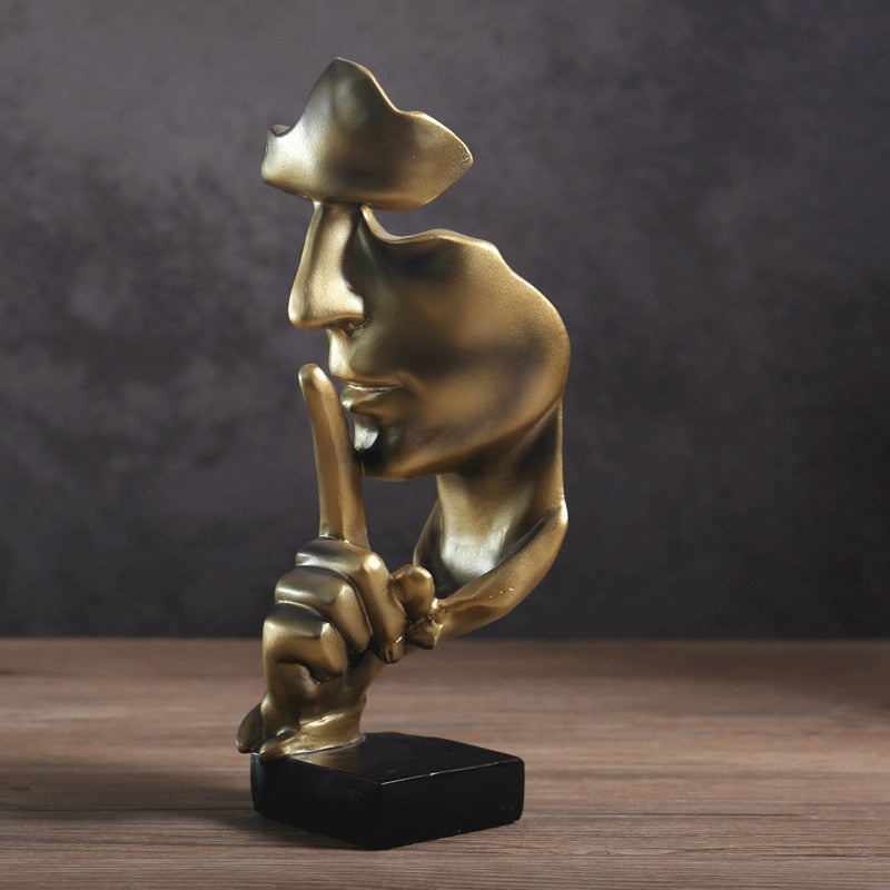 Man Statue <br/> The Silence Face