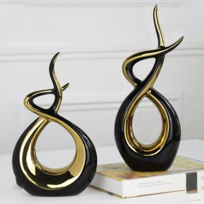 Abstract Sculpture <br/> Golden Embrace