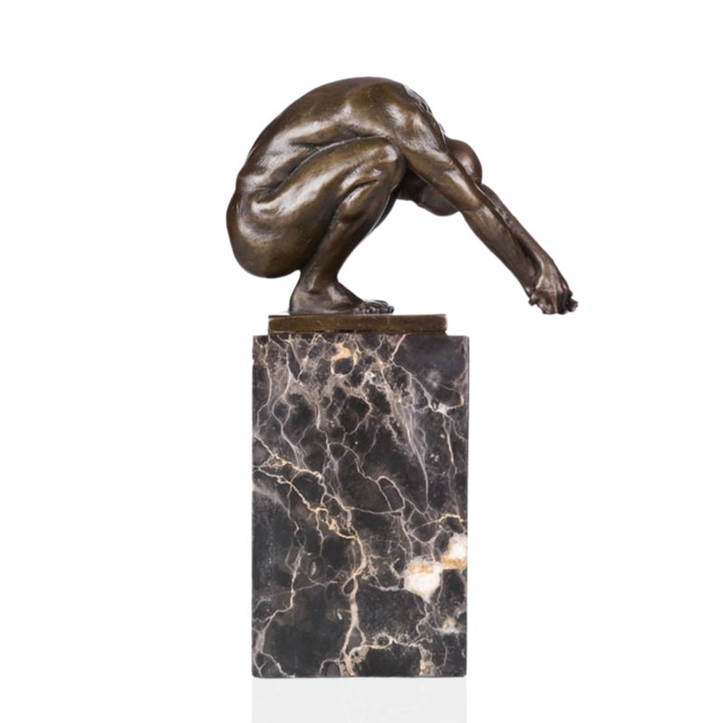 Modern Bronze Sculpture <br/> 'The Diver'