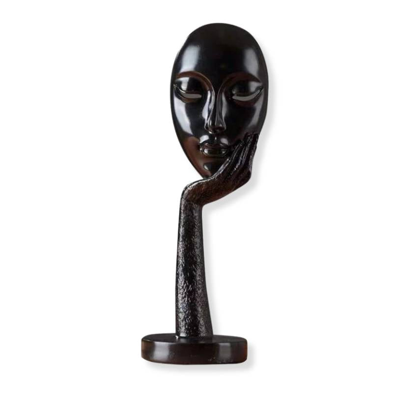 Contemporary Sculpture <br/> Pensive Woman Face